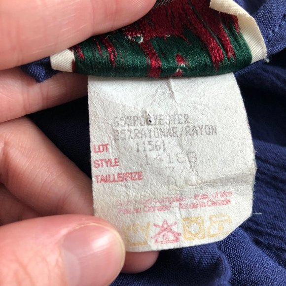 Stunning Vintage Parisian Button Down Midi Dress - Picture 6 of 7